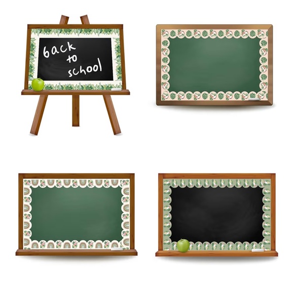 Whaline 82Ft Boho Tropics Summer Bulletin Board Borders - Picture 7 of 7